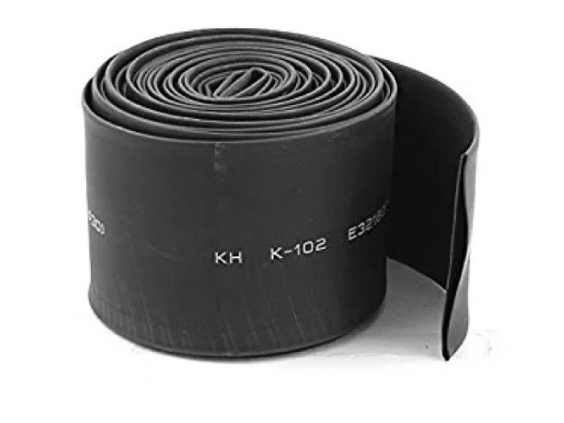 Heat Shrink Sleeve 45mm Diameter (1 Meter) Black Industrial Grade WOER (HST)