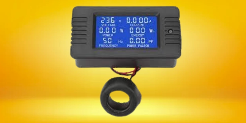 Digital Voltage, Current and Frequency Meter