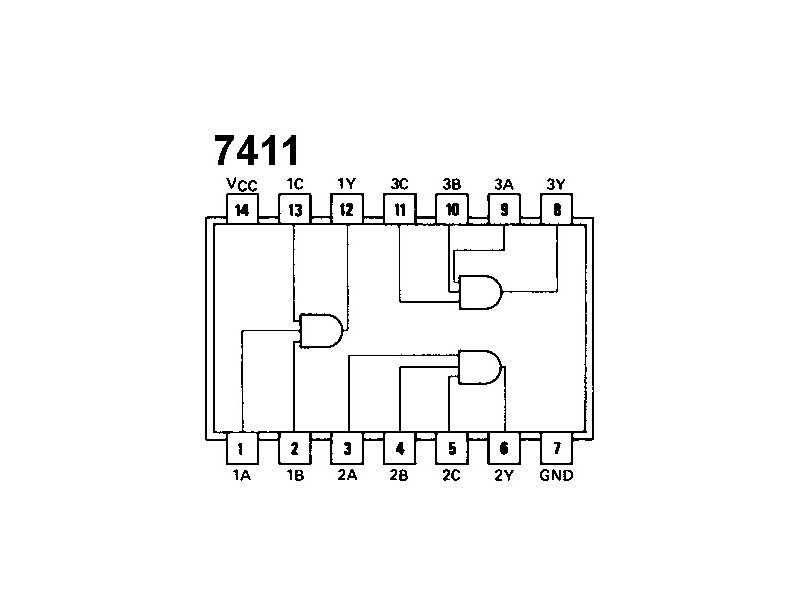 74LS11 Triple 3-Input AND Gate