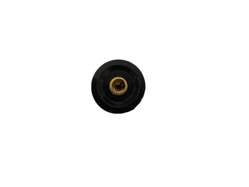 25mmx17mm Potentiometer Knob Rotary Switch Black Cap for 7mm shaft
