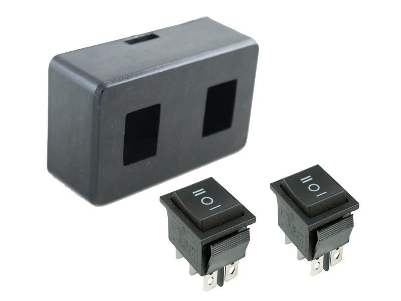 DPDT Switches with Enclosure