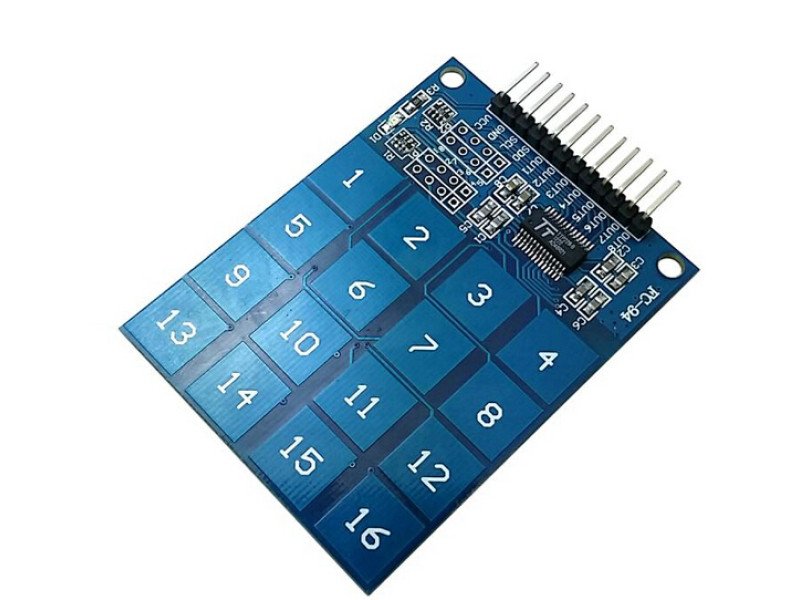 16 Way XD 62B TTP 229 Capacitive Touch Switch Digital Sensor Module Board Plate
