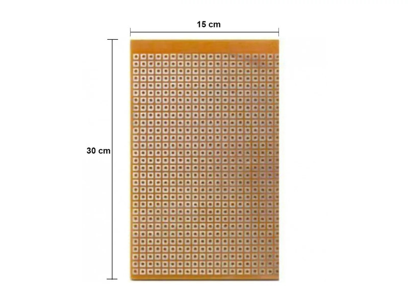15 x 30 cm Universal Single Sided PCB Prototype Board 2.54mm Pitch Hole