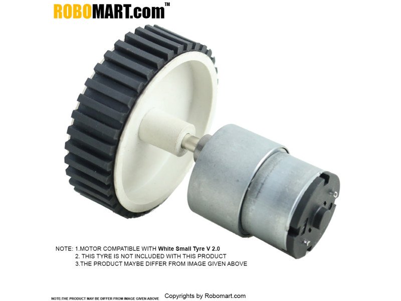 100 RPM Side Shaft Gear DC Motor 