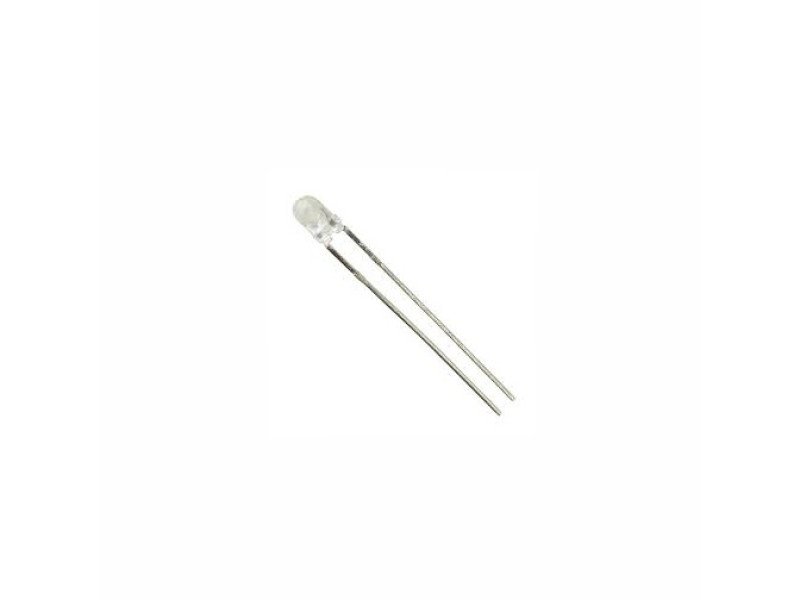 Yellow Round LED Transparent  3mm (Pack of 10)