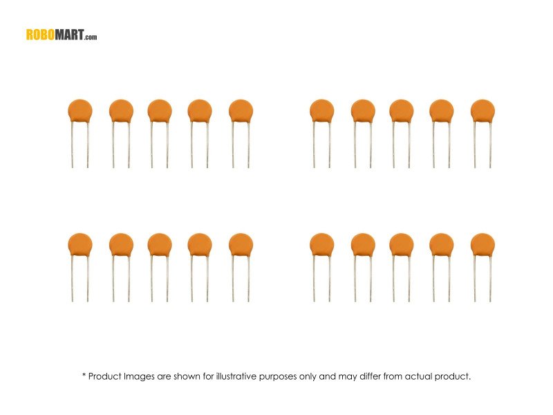 40000pF/40nF/0.040uF 403 Ceramic Capacitor (Pack of 20)