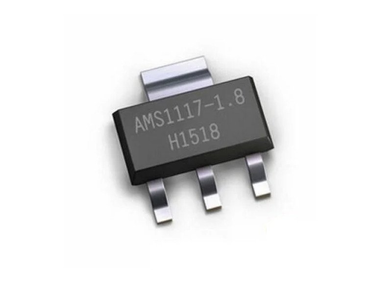 AMS1117-1.8V, 1A, SOT-223 Voltage Regulator IC (Pack of 5 ICs)
