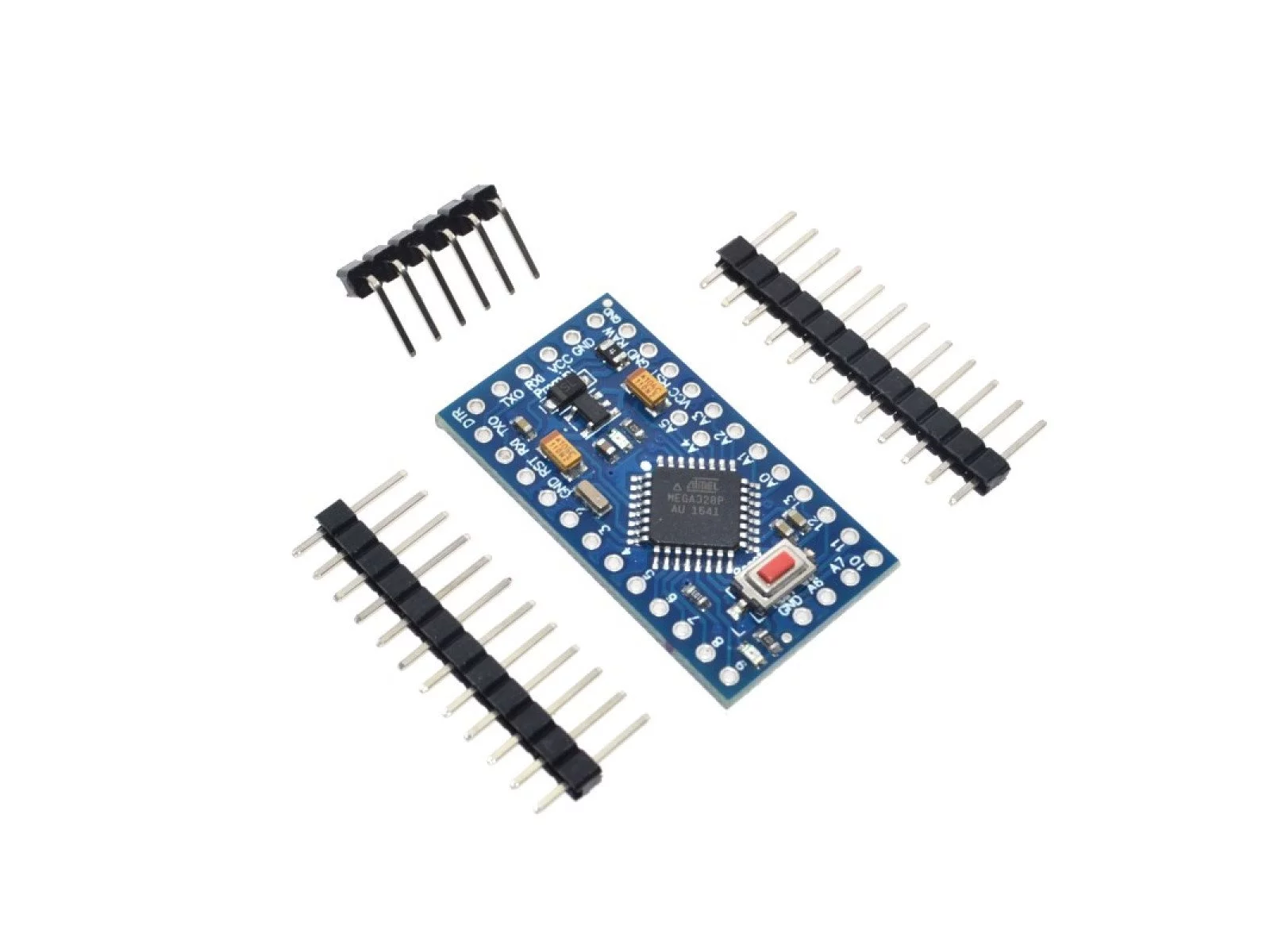 Arduino Nano V3.0 (ATmega328) c MicroUSB (CH340G) без кабеля, ножки не впаяны