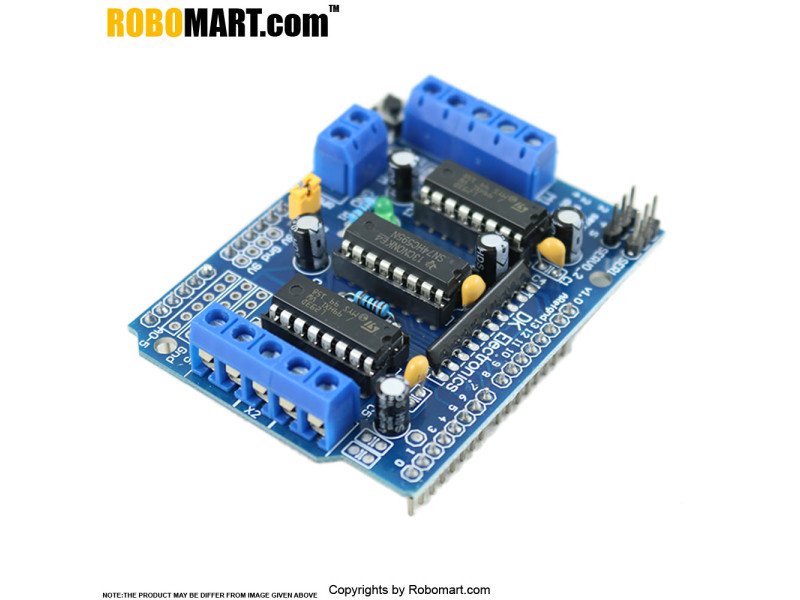 L293D Motor Driver Shield For Arduino