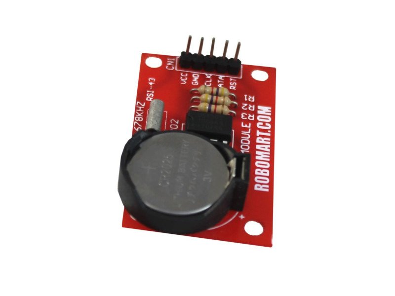Real-Time Clock Module DS1302 with Battery  for Arduino
