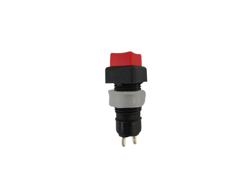PBS-2 Red 14mm Square Plastic Push Button Switch 