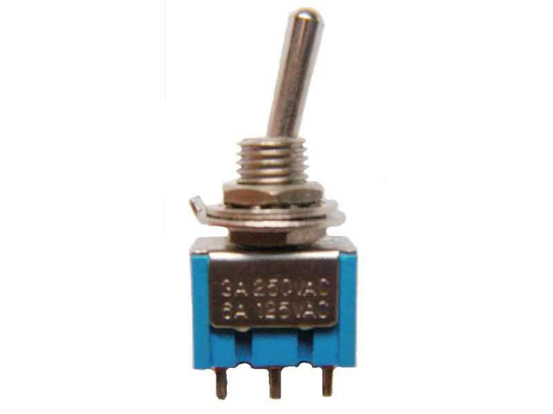 SPDT Sub Miniature Toggle Switch Pack of 2