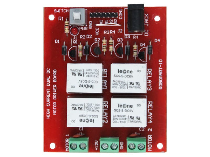High Current Dual DC Motor Driver Board 