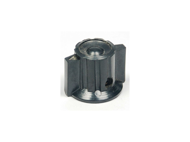 25mmx18mm Single Turn Potentiometer Knob Rotary Switch Black Cap for 6.5mm shaft