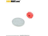 Multipurpose 1.5 CM Plastic Robot Gear for iMechano/Mechanzo (Red) Pack of 5