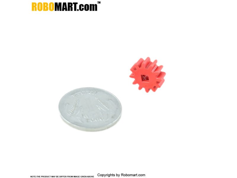 Multipurpose 1.5 CM Plastic Robot Gear for iMechano/Mechanzo (Red) Pack of 5