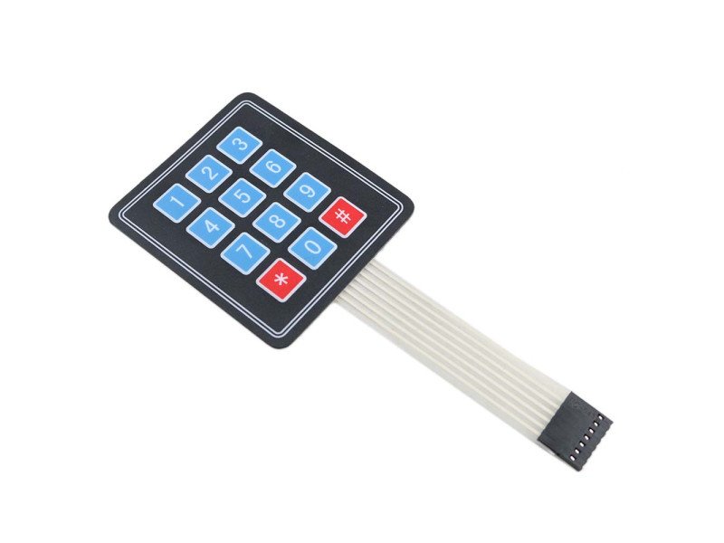 4x3 Matrix Keyboard/12 Key Membrane Switch Keypad for Arduino (Numeric)