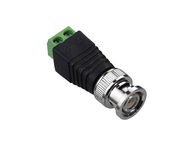 BNC male to DC Screw Terminal Connector