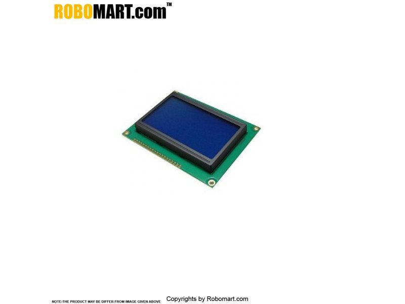 128X64 Graphical Blue LCD Display 
