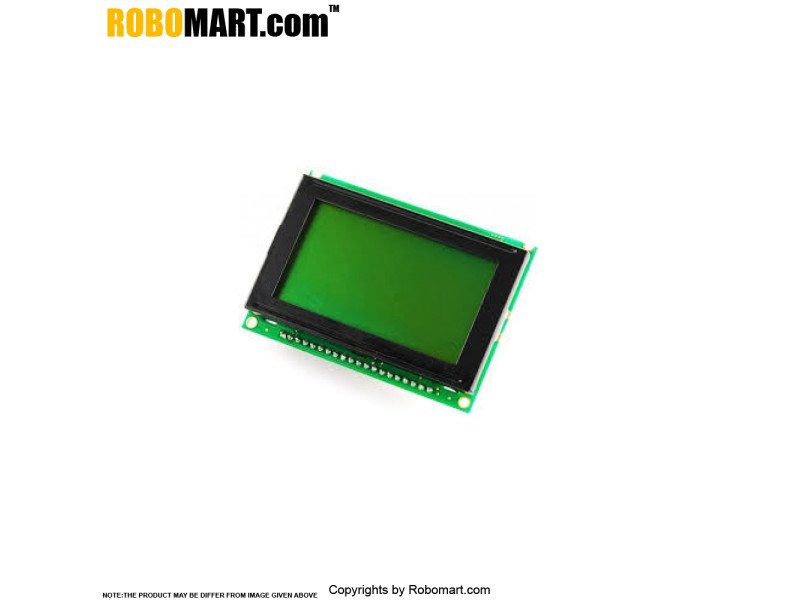 128X64 Graphical Green LCD Display 