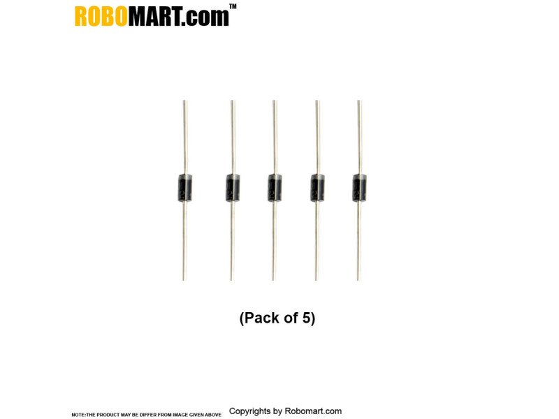 1N4005 600V 1A General Purpose Diode (Pack of 5)