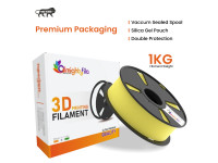 AlmightyFila 3D Printer Filament PLA+ Lemon Yellow 1.75 MM / 1 KG