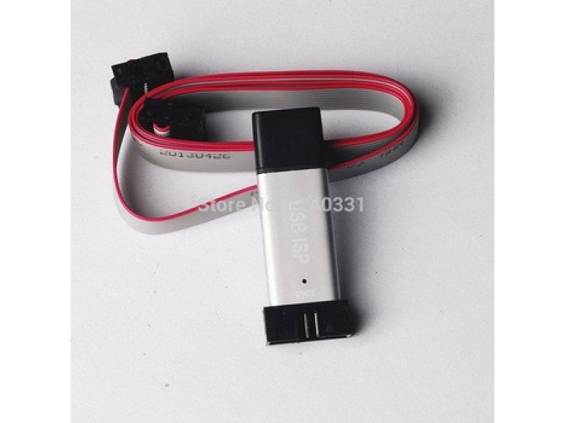 USBASP USBISP AVR Programmer USB ATMEGA8 ATMEGA128 Support Win7 64K with Cover 
