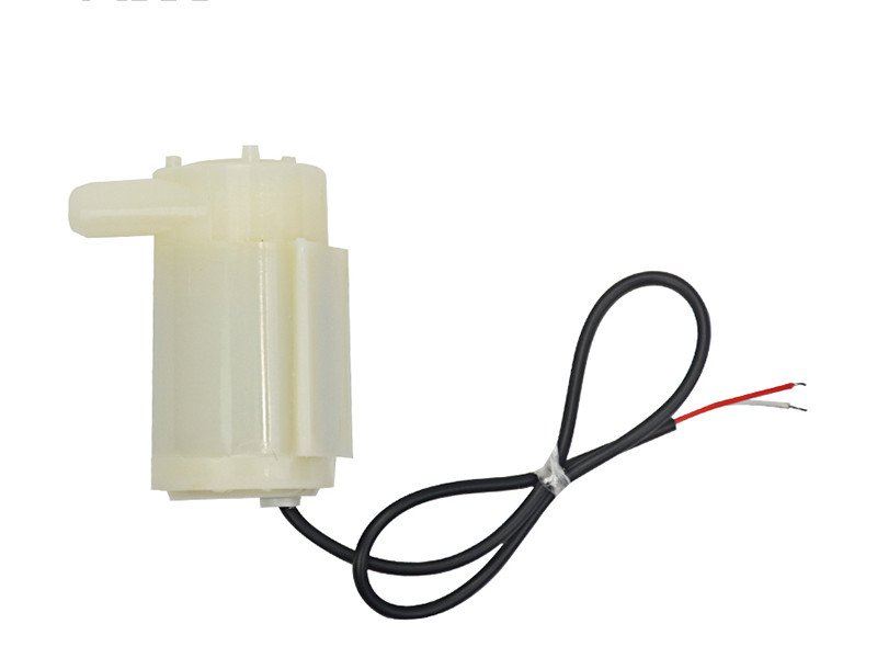 3-6V DC Double Nozzle Submersible Mini Motor Water Pump for DIY Projects, Mini Water Falls, Fish Tank and Automatic Hand Sanitizer Dispenser 52X23mm