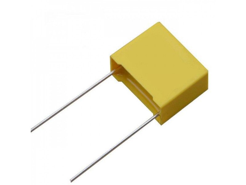  1000000pF/1000nF (1uF -105) - 63V Polyester Box Capacitor (Pack of 5)