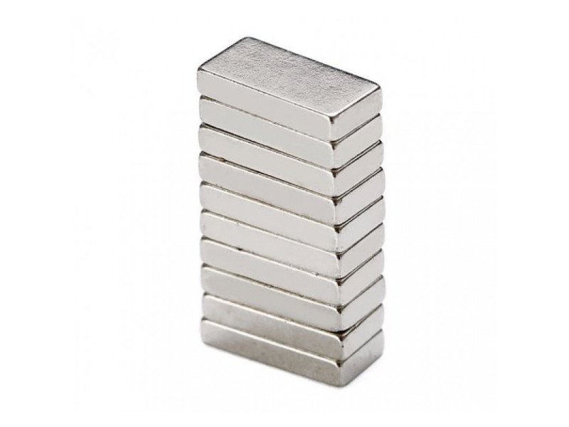 10mm x 5mm x 2mm (10x5x2 mm) Neodymium Block Magnet