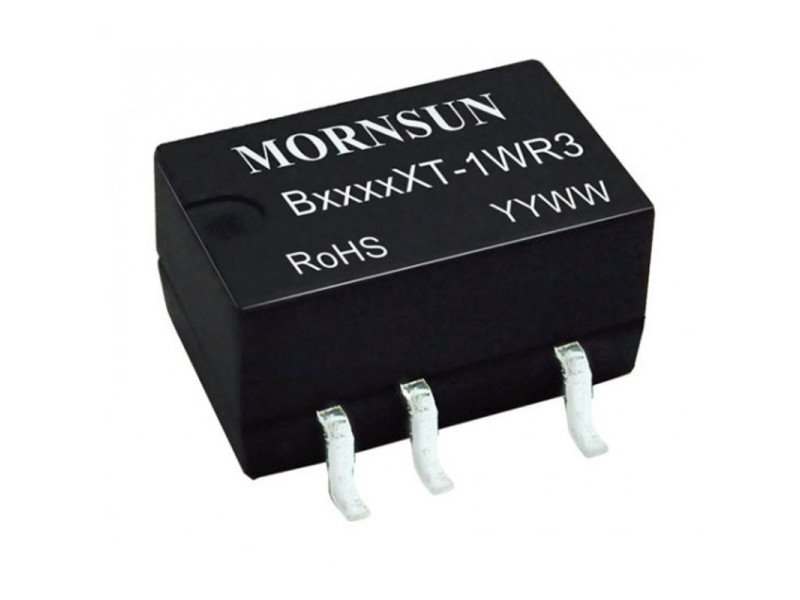 B0524XT-1WR3 Mornsun 5V to 24V DC-DC Converter 1W Power Supply Module - Compact SMD Package