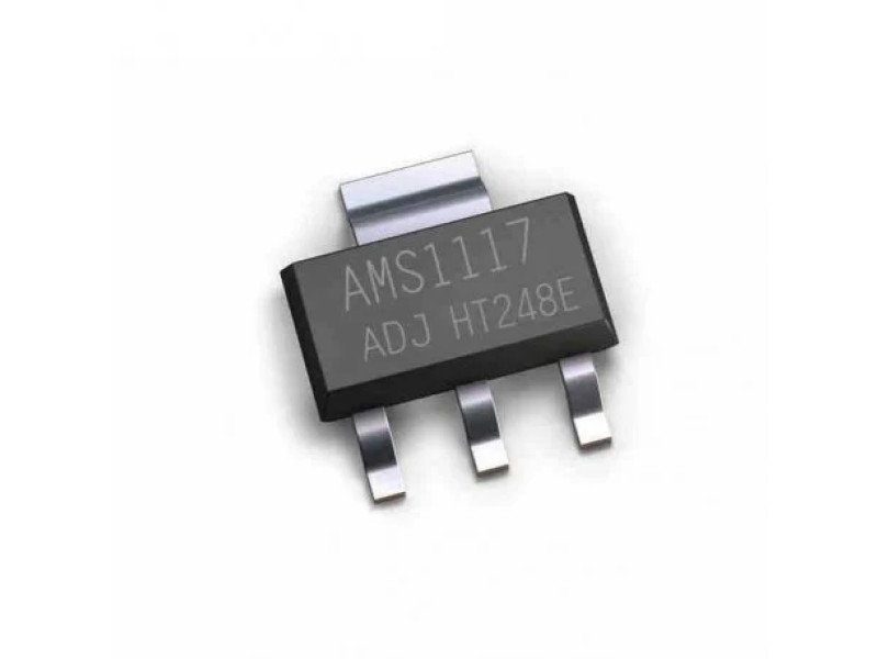 AMS1117-ADJ 1A, SOT-223 Voltage Regulator IC (Pack of 5 ICs)