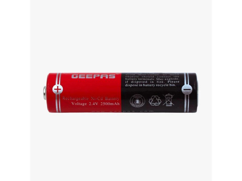 Geepas 2.4V 2500mAh Ni-Cd Rechargeable Battery