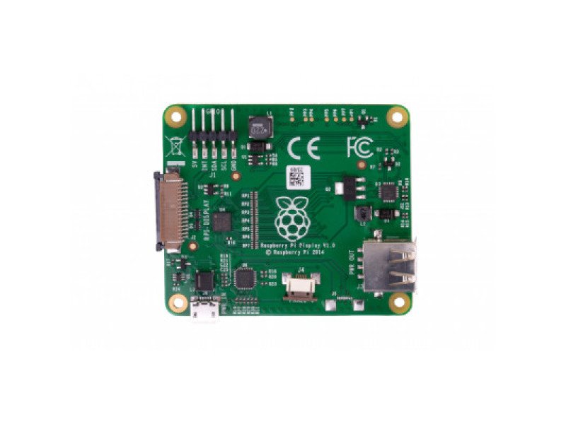 19.4 cm (7 Inch) Official Raspberry Pi Display with Capacitive Touchscreen