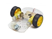 2 Wheel Transparent Robot Motor Chassis Kit for Arduino