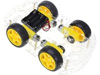 K-002 4Wd Smart Car Chassis 4 Wheel Drive Double Level K-002 for Arduino