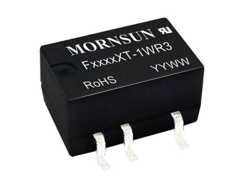 F0524XT-1WR3 Mornsun 5V to 24V DC-DC Converter 1W Power Supply Module - Compact SMD Package