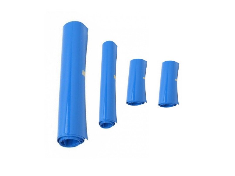 PVC Heat Shrink 110mm Diameter (1 Meter) Sky Blue