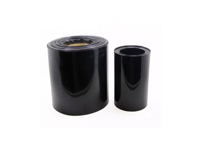 PVC Heat Shrink 200mm Diameter (1 Meter) Black Industrial Grade WOER (HST)