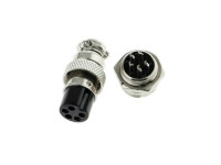 5 PIN Aviation Wire Connector Thread Male Female Panel Metal Wire Connector Plug