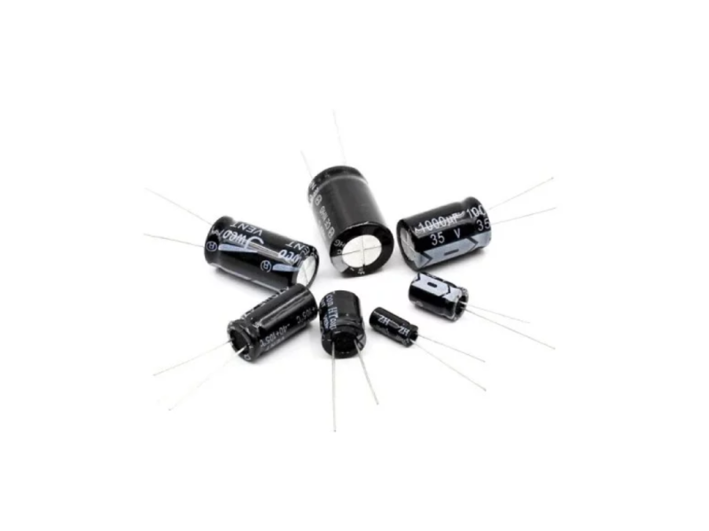 3.3 uF 50V Electrolytic Through Hole Capacitor (Pack of 5)