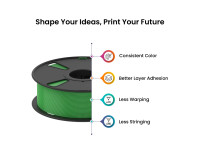 AlmightyFila 3D Printer Filament PLA+ Forest Green 1.75 MM / 1 KG