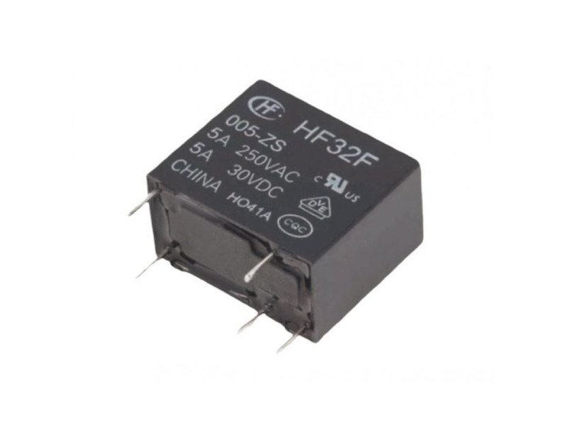 Hongfa 5V 5A DC HF32F/005-ZS 5 Pin SPDT Miniature Power Relay