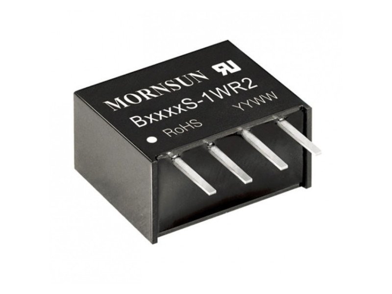 B0524S-1WR2 Mornsun 5V to 24V DC-DC Converter 1W Power Supply Module - Miniature SIP/DIP Package