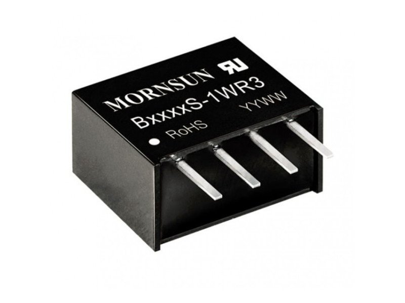 B0515S-1WR3 Mornsun 5V to 15V DC-DC Converter 1W Power Supply Module - Compact SIP Package