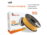 AlmightyFila 3D Printer Filament PLA+ Light Gold 1.75 MM / 1 KG