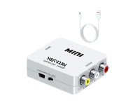 HDTV2AV / HDMI2AV Up Scaler 1080P HDMI to AV Composite Video Audio Converter Adapter Media Streaming Device