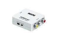 HDTV2AV / HDMI2AV Up Scaler 1080P HDMI to AV Composite Video Audio Converter Adapter Media Streaming Device
