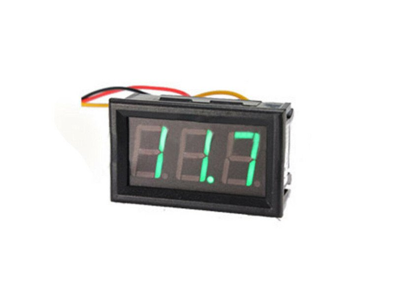 0.56inch 0-100V Three Wire LED Display Digital DC Voltmeter-RED