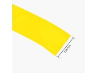 PVC Heat Shrink 128mm Diameter (1 Meter) Yellow Industrial Grade WOER (HST)